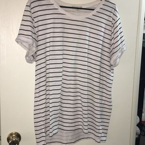 Black and White striped top